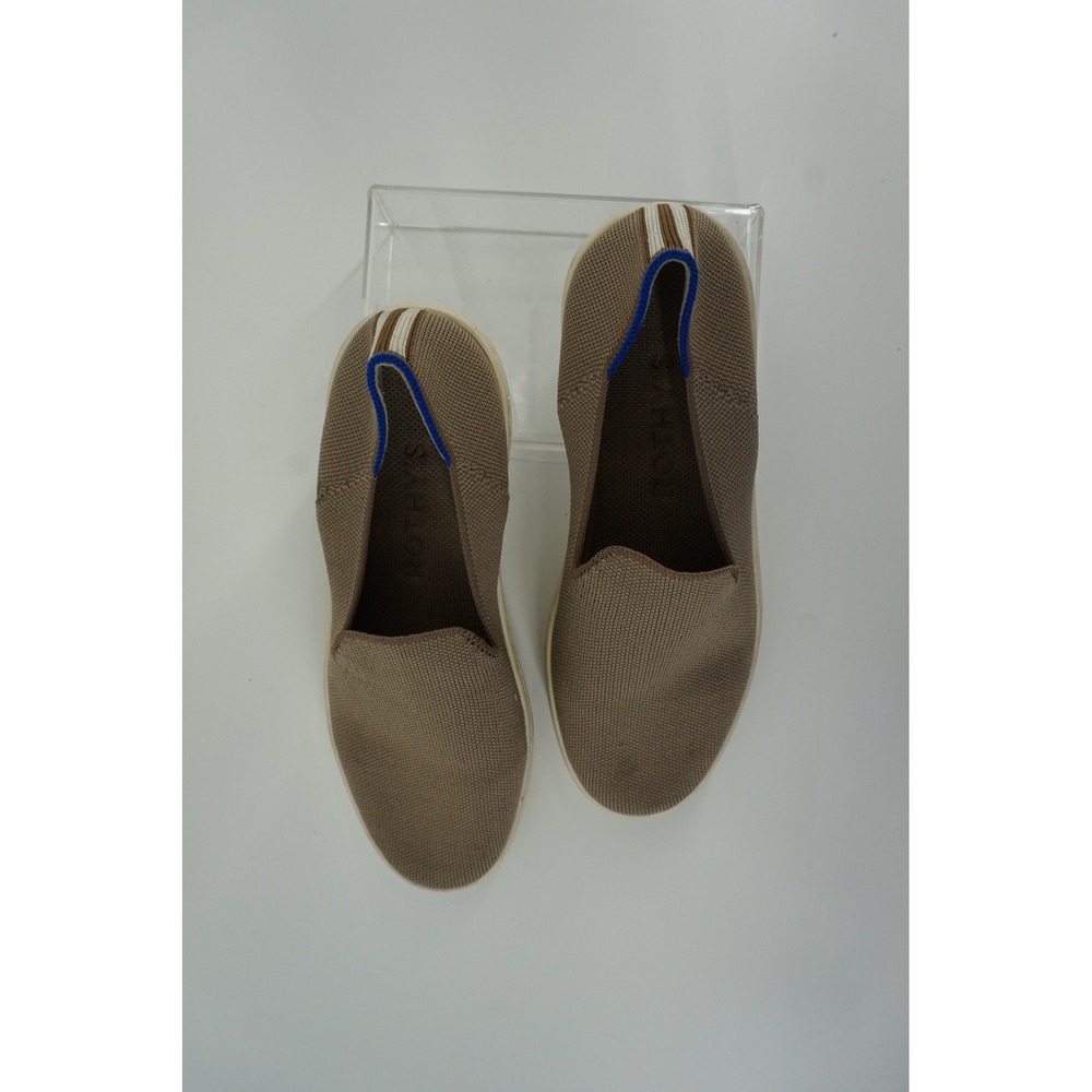 Rothy's Original Slip On Sneaker‎ Sand Dune Taupe Casual Washable Shoes Size 8.5